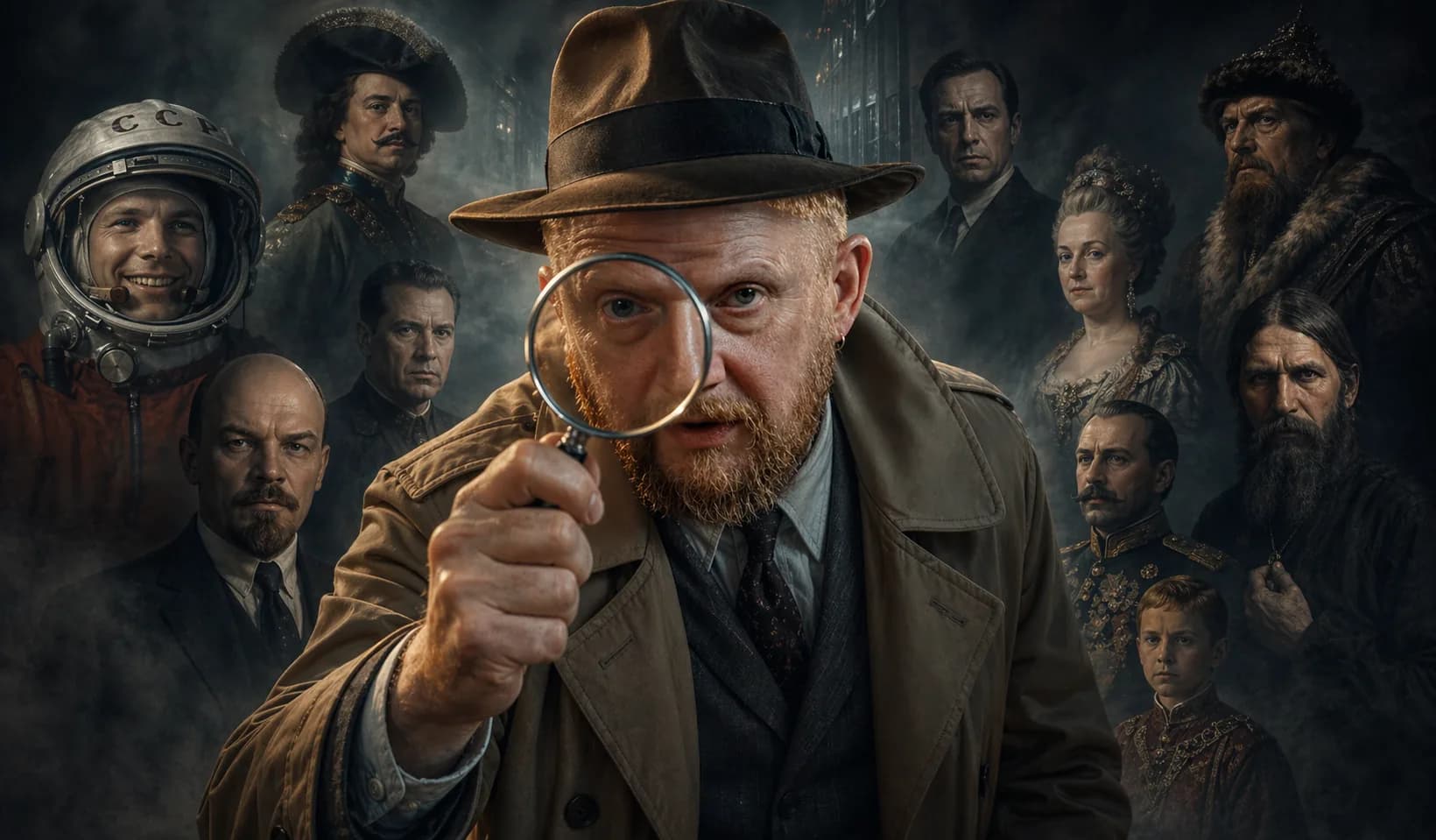 Постер документального сериала «Исторический детектив» студии 2U