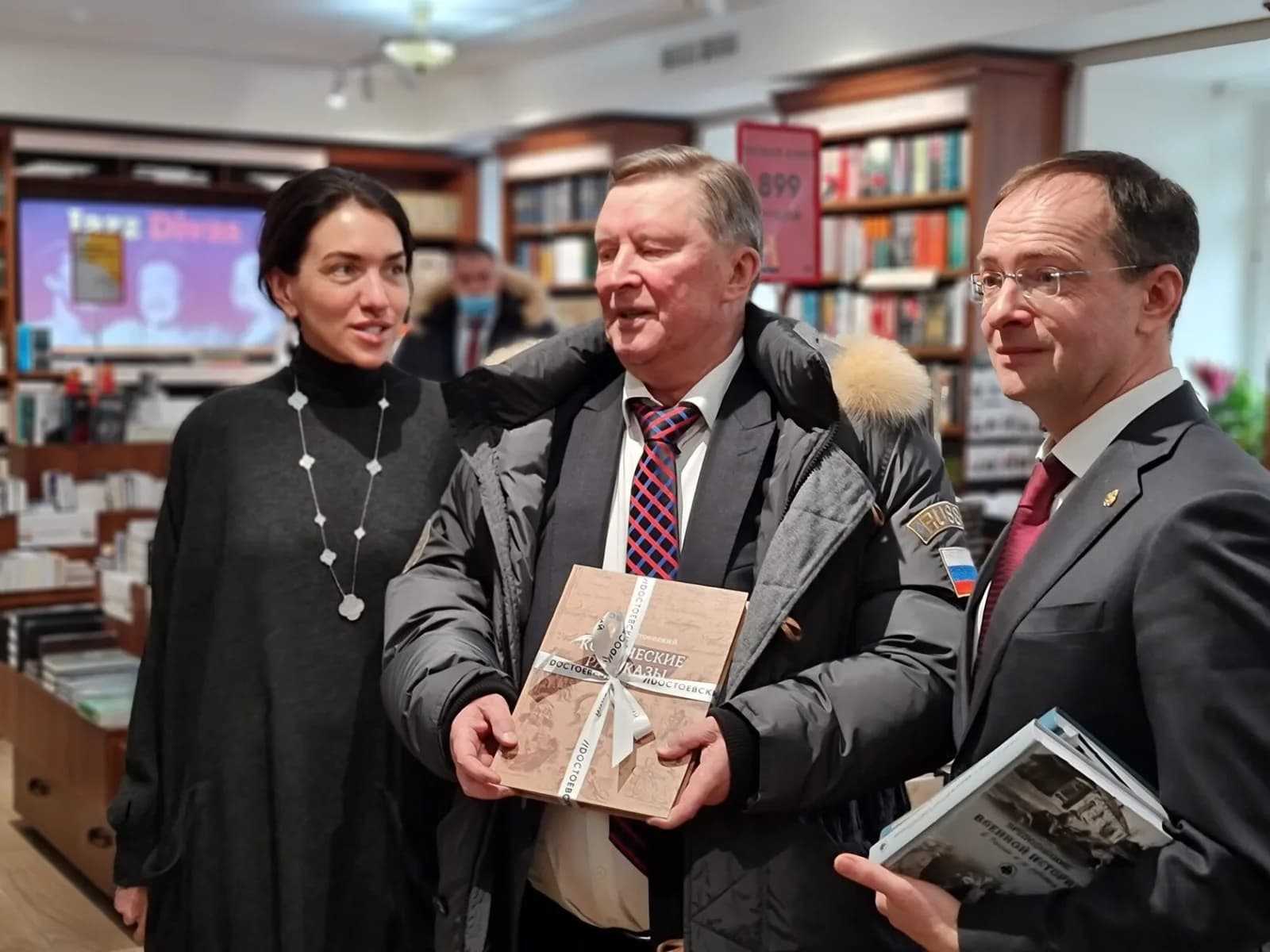 Leadership of the Russian Military Historical Society at an event