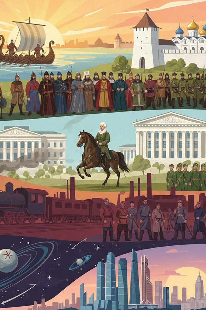 Постер анимационного цикла «За 22 минуты»: история, наука, литература и живопись в формате короткой анимации